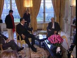 Venezuelan President Hugo Chavez on official visit to France News Clip