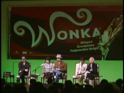 'Charlie and the Chocolate Factory' Tokyo Press Conference Stock Footage