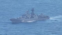 Russian Ships Pass Through English Channel News Clip
