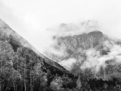 WS T/L View of Autumn in Ordesa National Park / Ordesa, Huesca, Spain   Stock Footage