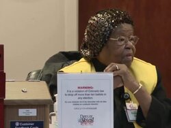 Denver polling station Stock Footage