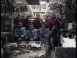 USA - Presser From Space Shuttle News Clip