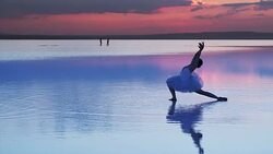 dance on the water Stock Footage
