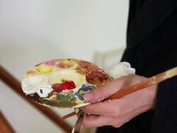 Painter Stock Footage