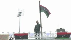 CLEAN: Protesters on roof of Libyan embassy in London News Clip