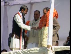 India - Maurya Addresses RAlly News Clip