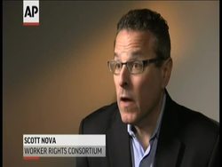 Amid what is left of the Tazreen Fashions Ltd. factory, there are piles of blue, red and off-white children's shorts bearing Wal-Mart's Faded Glory brand. Shorts from hip-hop star Sean Combs' ENYCE label lay on the floor, along with a hooded Mickey Mouse sweatshirt from Disney. News Clip