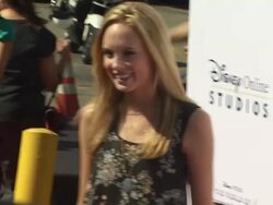Meaghan Martin at the Disney/Pixar Celebrates the Launch of the World of Cars Online at Burbank CA. (Footage by WireImage Video/GettyImages) Stock Footage