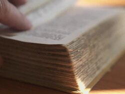 Old book Stock Footage