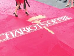 ATMOSPHERE: The Great British Premiere of Chariots of Fire at Leicester Square on July 10, 2012 in London, England (Footage by WireImage Video/Getty Images) Stock Footage