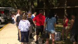 Hillary Clinton Supporters Queuing Ahead of Rally in Tampa, Florida News Clip