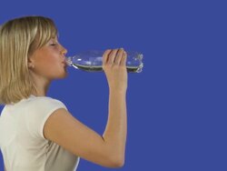 HD: Drinking Water Stock Footage