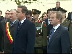 David Cameron visits Flanders war memorials News Clip