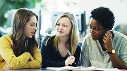 University Students using computer lab Stock Footage