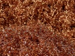 MS Copper filings in gravure printing office / Itzehoe, Schleswig-Holstein, Germany  Stock Footage