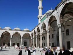 HD: The Blue Mosque Stock Footage