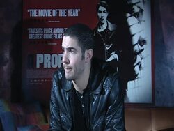 Un Proph_te (A Prophet) Interview Stock Footage