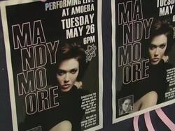 Mandy Moore In-Store Appearance In Celebration Of 'Amanda Leigh' CD Stock Footage