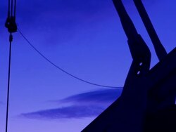 HD: Pumpjack Silhouette Close-Up Stock Footage