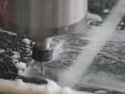 ECU Machine drill work with plastic/xian,shaanxi,China Stock Footage