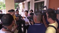 Preparations before Thai cave boys give news conference News Clip