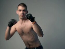 Man boxing Stock Footage