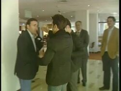 CLEAN: Singer David Bustamante presents charity soccer match Stock Footage