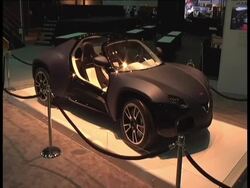 2011 Venturi America concept dune buggy Stock Footage