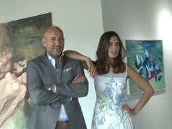 EVENT CAPSULE CLEAN - De Re Gallery Opens Its Doors With A Sophisticated Celebration Of Art & Culture Stock Footage