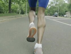Runner's Legs Stock Footage