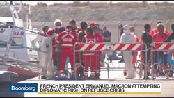 Macron's Push on Refugee Crisis News Clip