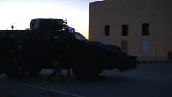 KSA ARMY FORCES DRILL AT IRAQ BORDER News Clip