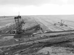 Bucket-wheel excavator Stock Footage
