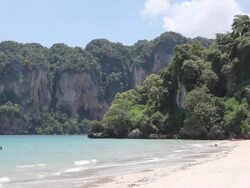 Railay Beach (Krabi, Thailand). Stock Footage