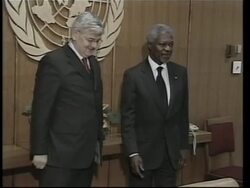 UN officials, ambassadors arrive for Powell briefing Instructional Video