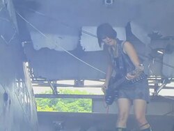 Girl Playing Guitar Stock Footage