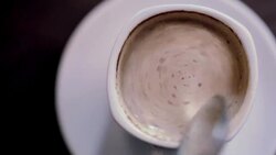 Mixing Coffee - Stock Footage Stock Footage