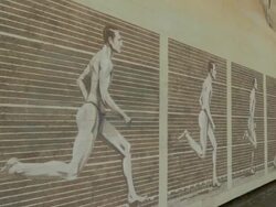 Murs Peints Les Cities Ideales,Ideal City Murals in the Etats Unis area of Lyons,PAN Stock Footage