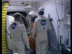 USA: FLORIDA: US SPACE SHUTTLE ATLANTIS PREPARES FOR LAUNCH News Clip