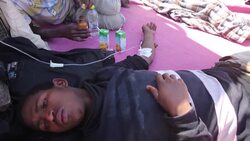 Libya coast guard rescues African migrants Instructional Video