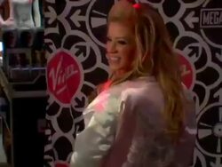 WWE Diva Ashley Massaro Autographs Copies of Her April Playboy Stock Footage