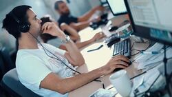 Developers at work. Stock Footage