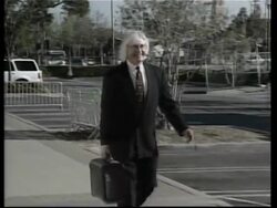 Exterior of court as Jackson fails to show for trial News Clip