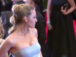 Blake Lively at "PUNK: Chaos To Couture" Costume Institute Gala Stock Footage