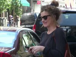 Kathryn Hahn at the Trump SoHo New York hotel Stock Footage