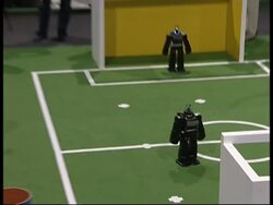 Humanoid and dog robot finals, Australia and Japan win finals News Clip