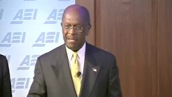 CLEAN: Cain ducks question on sexual harassment report News Clip
