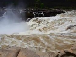 Hukou  waterfall in shaanxi,china Stock Footage