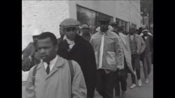 CAN473 FIRST MARCH FROM SELMA, POLICE BEAT UP NONVIOLENT MARCHERS; BLACK WOMEN, MEN, YOUTH News Clip