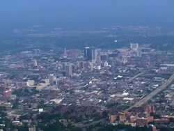 Aerial View of Birmingham Stock Footage